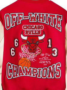 Jaqueta college Off-White™ c/o Chicago Bulls